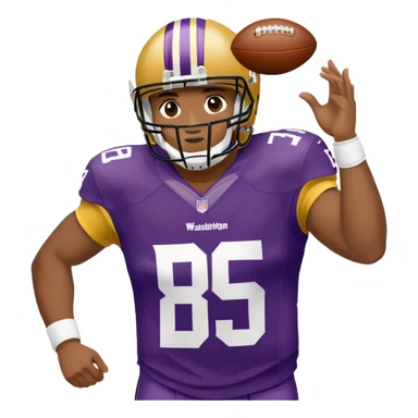Washington football player jersey sticker