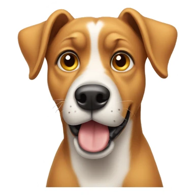 Dog looking dazed sticker