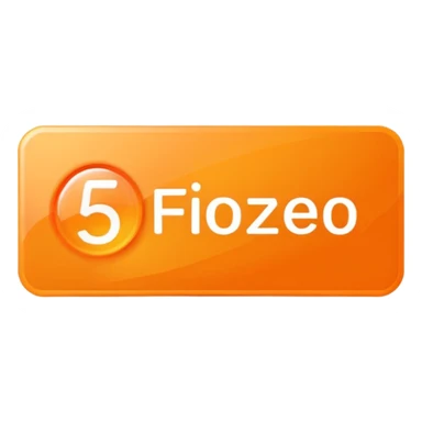 elegant horizontal banner with HEX code #FF6A00 sticker