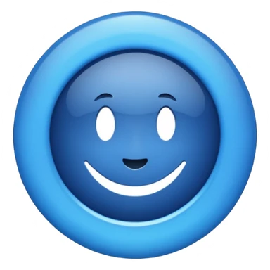 Un V vérification dans un cercle bleu sticker