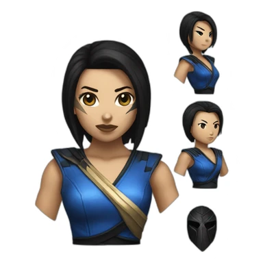 Kitana mortal kombat sticker