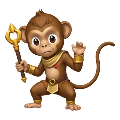 Monkey and rpg sticker