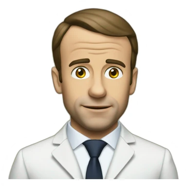 macron qui se drogue sticker
