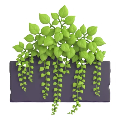 ivy plant growing on a wall sticker