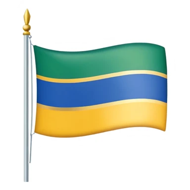 generame una bandera:
🟦 Azul, ⚪ Blanco, 🟩 Verde y ⭐ Dorado	 sticker