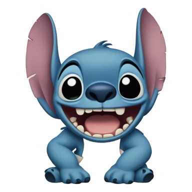 Stitch from lilo and stitch sticker