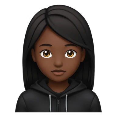 Creer moi un avatar tout noir sticker