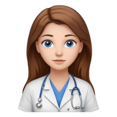 university classroom that says Mental Health Nursing on the blackboard with a pretty female nursing student with long brown hair, blue eyes sticker