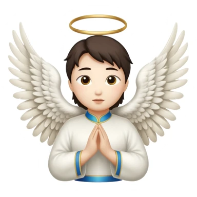 un animal ange de mongolie sticker