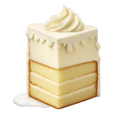 cream light vanilla cake sticker