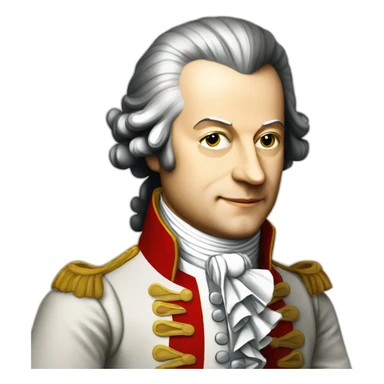 Wolfgang Amadeus Mozart sticker