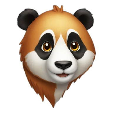 Un panda roux sticker