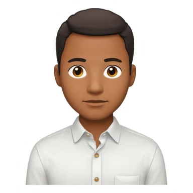 black man thief white shirt sticker