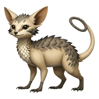 Modern Realistic Rare Fantasy Vernid-Trico-species by LiLaiRa full body sticker