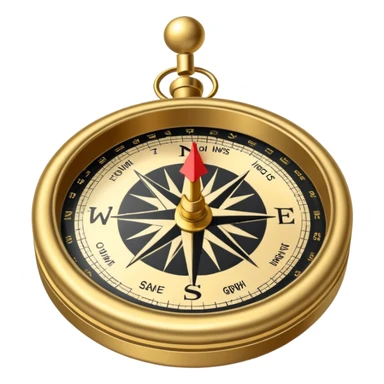 A compass with a roadmap unfolding, illustrating strategic navigation towards 10x growth. sticker