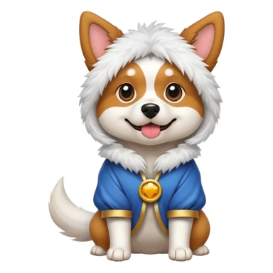 Dog cosplay  sticker