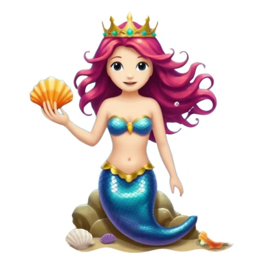 Mermaid in the Ocean  sticker