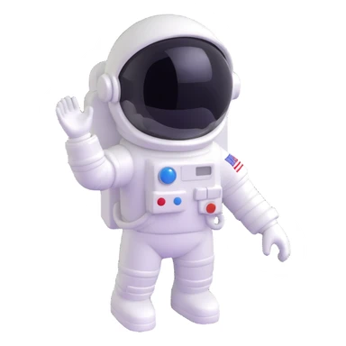 astronaut sticker