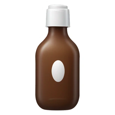 brown gel bottle sticker