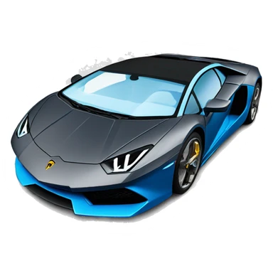 Blue 2024 Lamborghini STO sticker