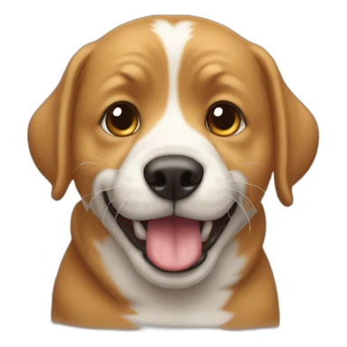 chat qui mange un chien sticker