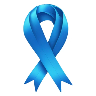 Blue ribbon emoji sticker