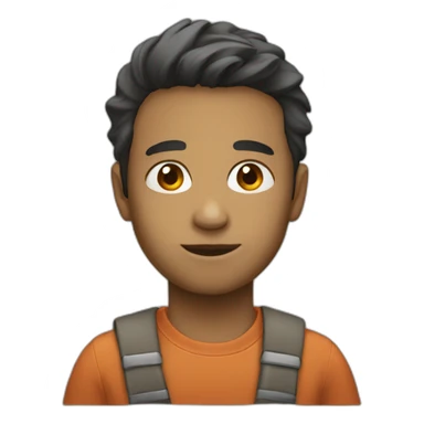 Profile picture for a boy  sticker