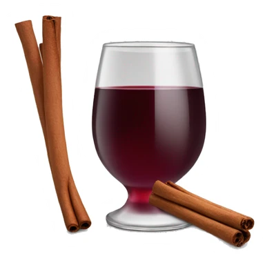 Muled wine with cinnamon stick sticker