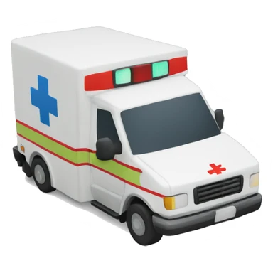 Ambulance with “MG” replace the cross sticker