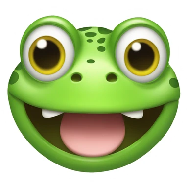 Happy  frog  sticker