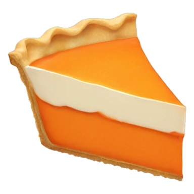 Piece of carrot pie sticker