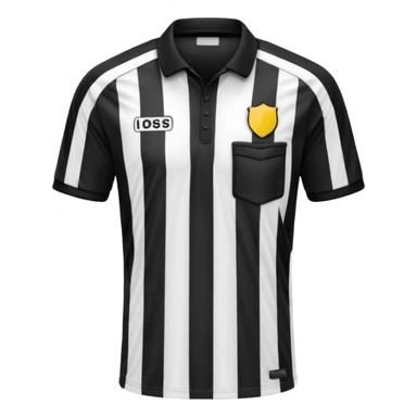 soccer reffere jersey sticker