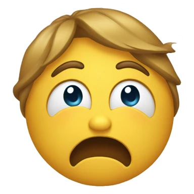 laughing/sad emoji sticker