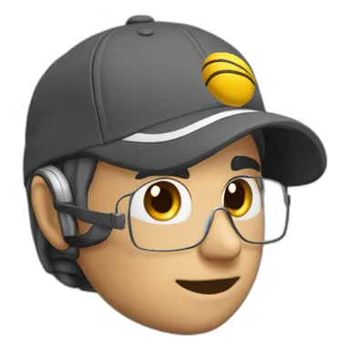 tête coach 47 ans esport casquette sticker