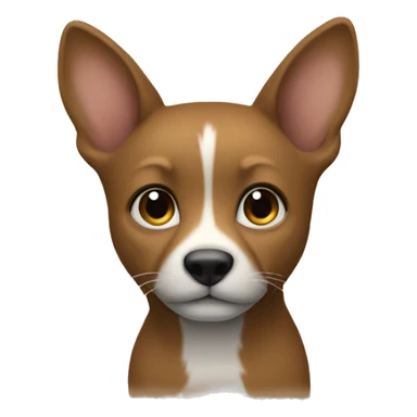 Ein hellbraunes herz sticker