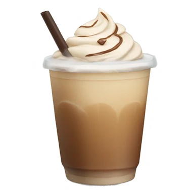 Iced latte sticker