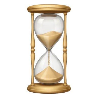 hourglass sticker