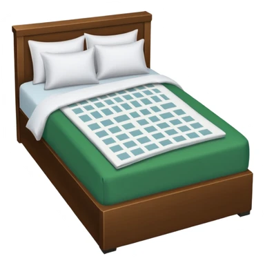duvet with excel spreadsheet (no bed frame) sticker