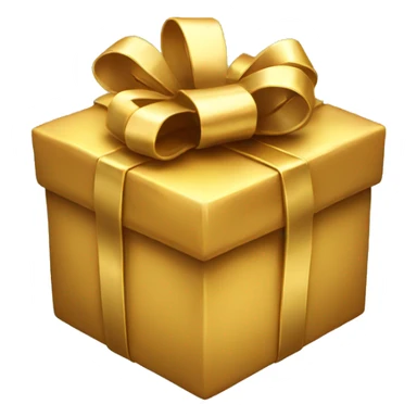 golden present sticker