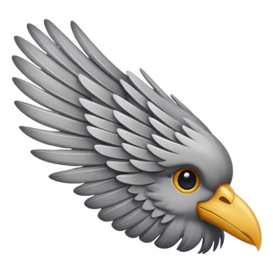 left bird wing sticker