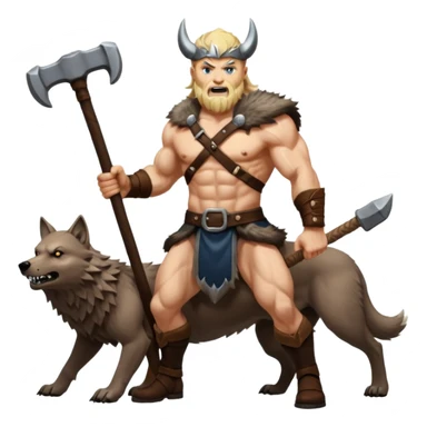 Norse Vider, who killed the Wolf Fenrir sticker