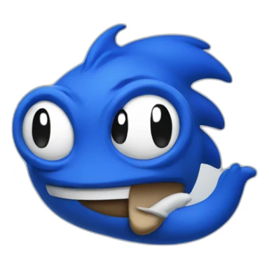 Sanic sticker