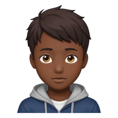 Anime boy dark sticker