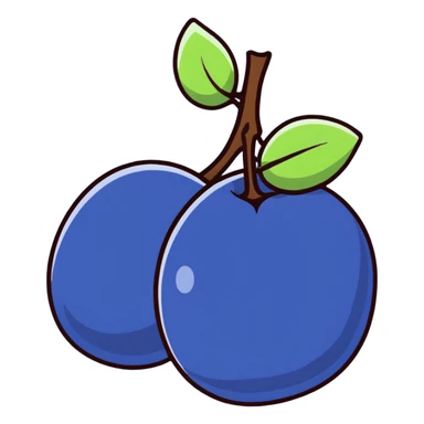 Blueberries sticker
