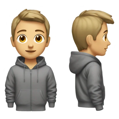boy wtih short hair very fair skin and headphones and nike tech fleece sticker