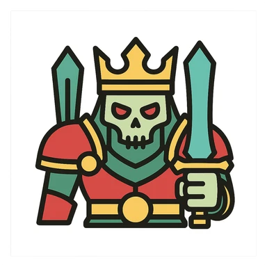 Wraith King from Dota sticker