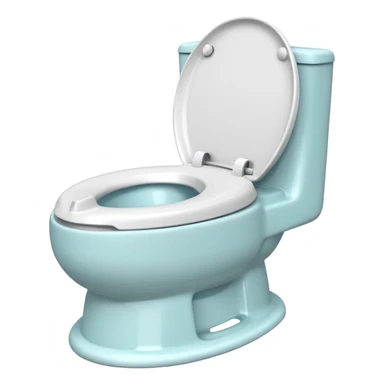 Potty trainer without lid sticker
