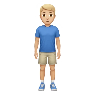 A white man whole body  sticker