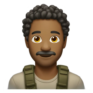 man, wild, nature sticker