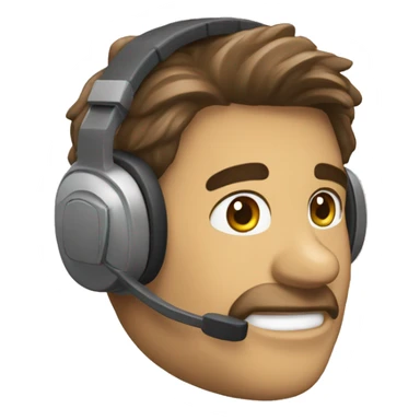 Depool con audífonos  sticker